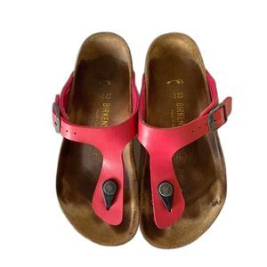 Birkenstock Gizeh Sandals Pink Size 33 (Girl Shoe Size 2/2.5)